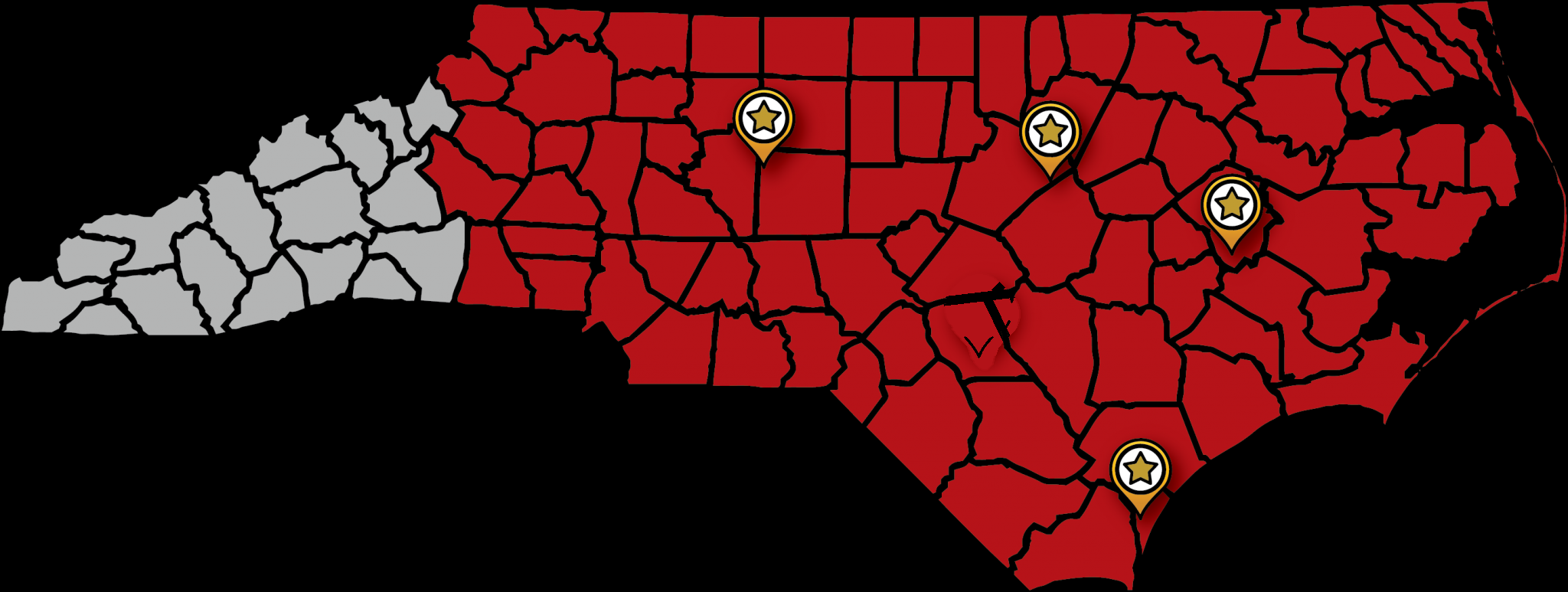 IntelliChoice Home Care office locations across North Carolina