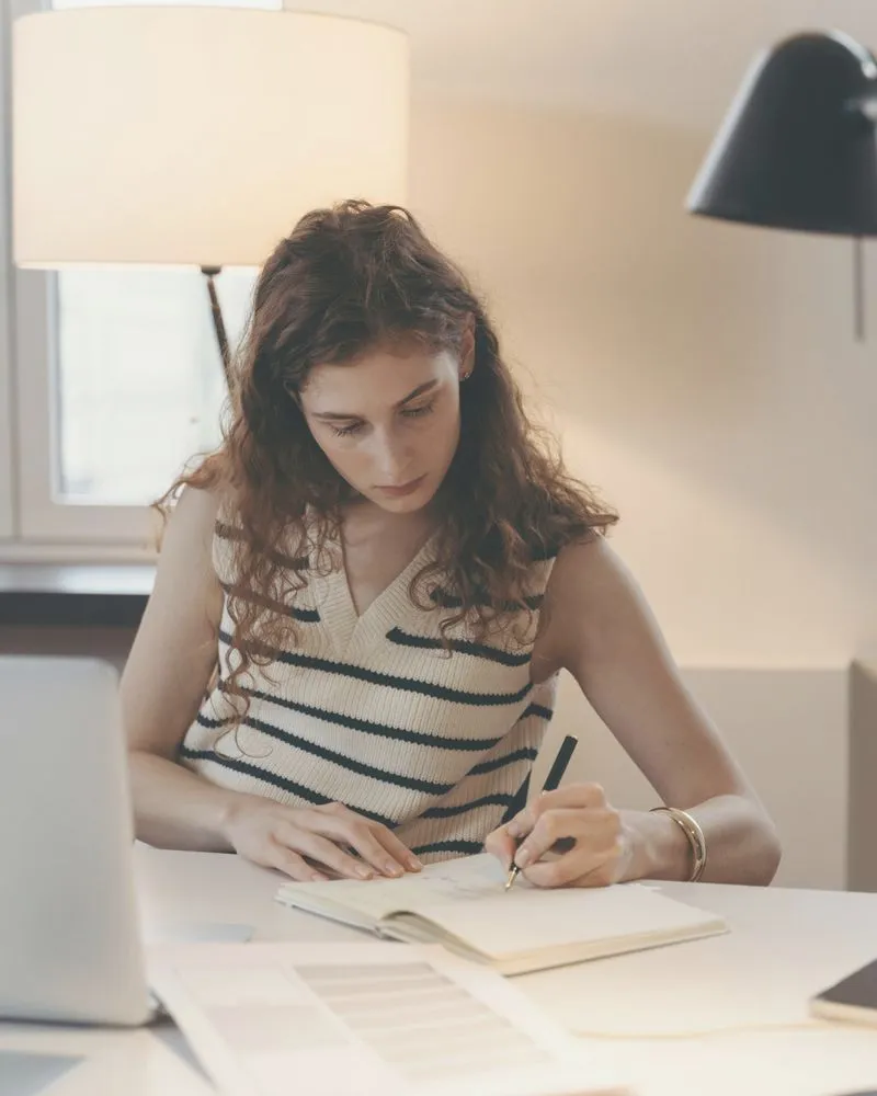 Women working at desk