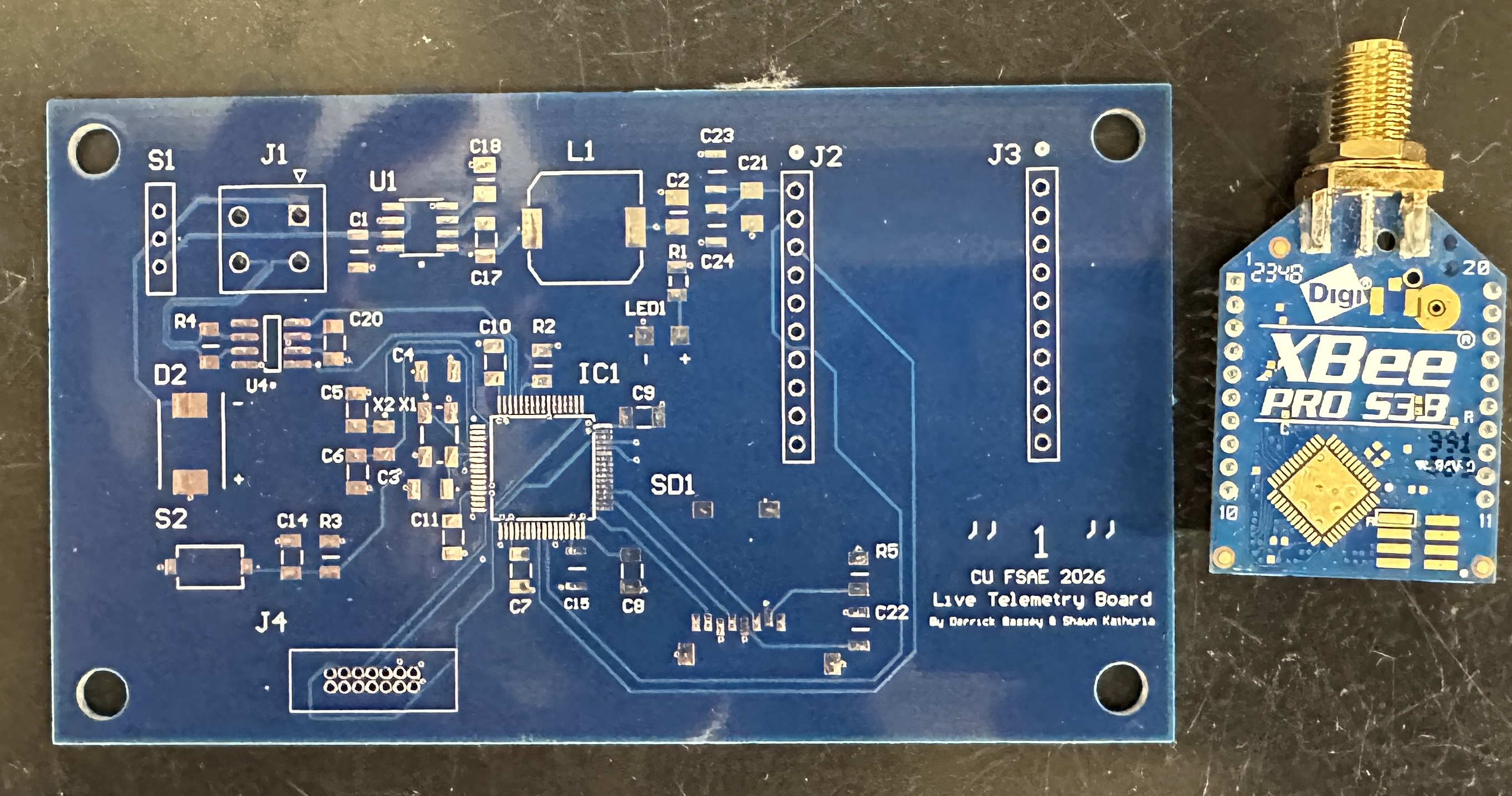 FSAE: 2026 Telemetry PCB