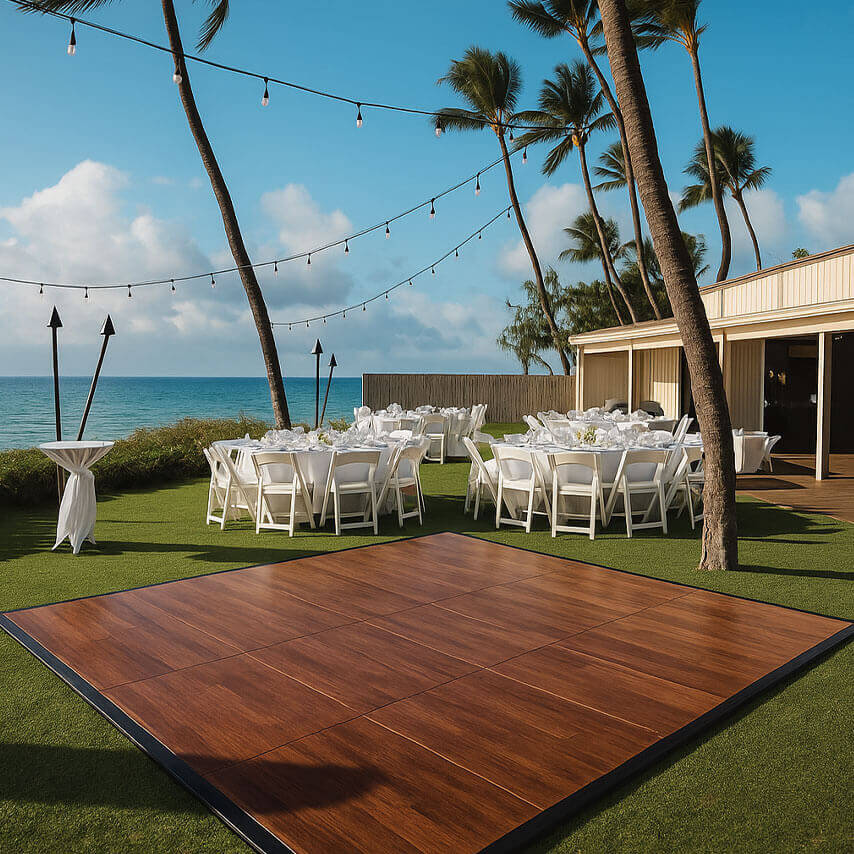 Wooden dancefloor 18x18