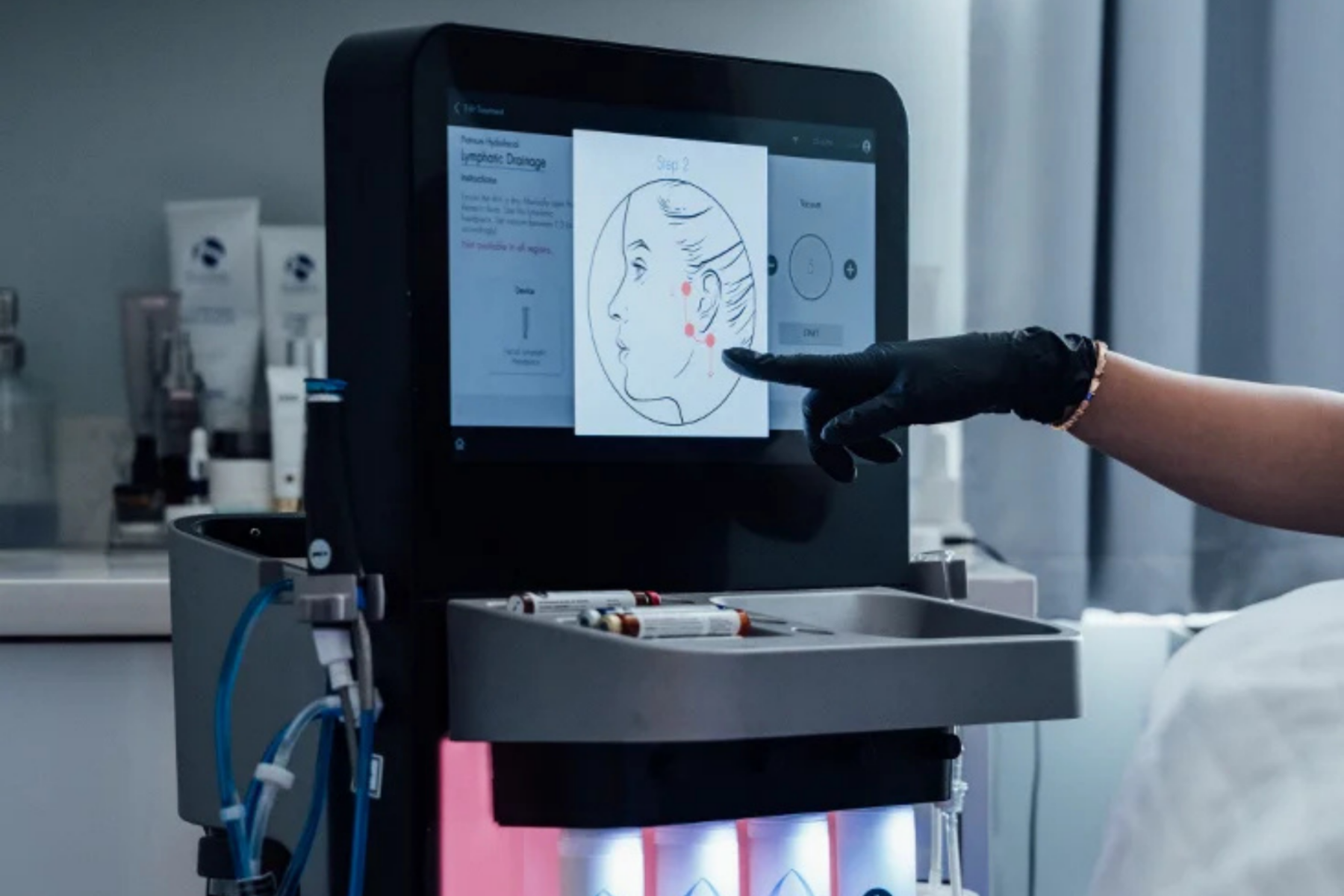 image of a dermatology treatment room in a clinic