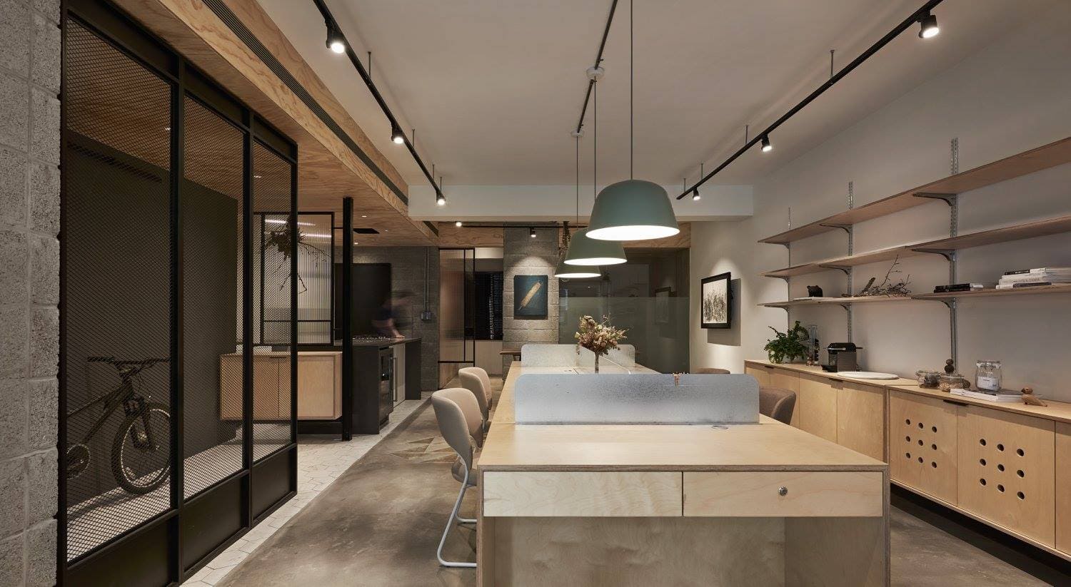 image of meeting room setting (for an interior design firm)