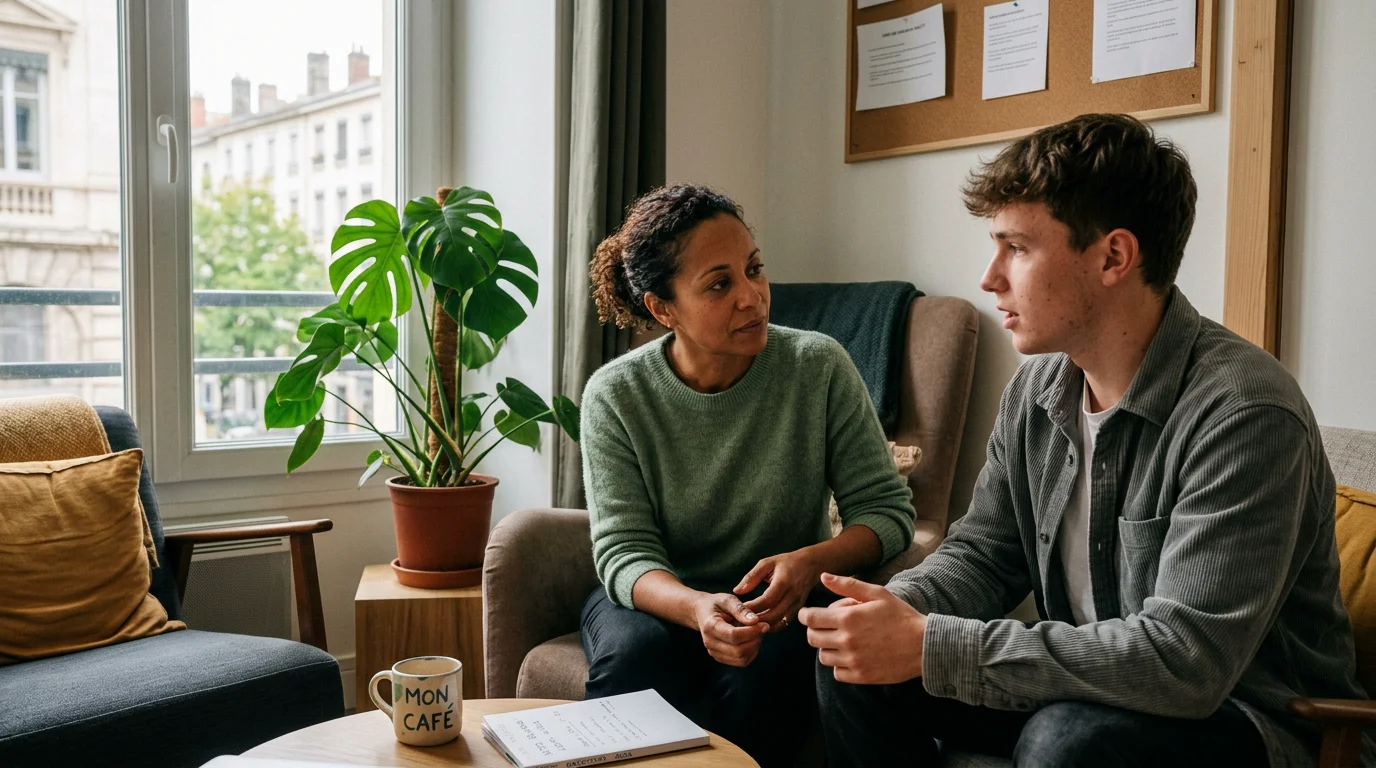 Un entretien individuel bienveillant entre une manager et un collaborateur