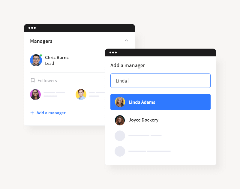 Screenshot displaying two screens with different individuals engaged in a video call.