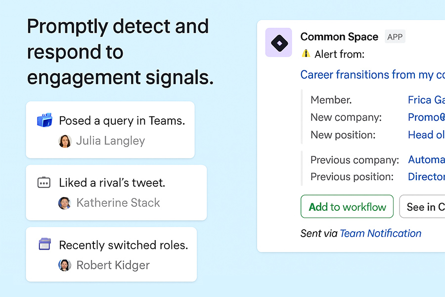Sales team receiving real-time buyer intent alerts via Slack.