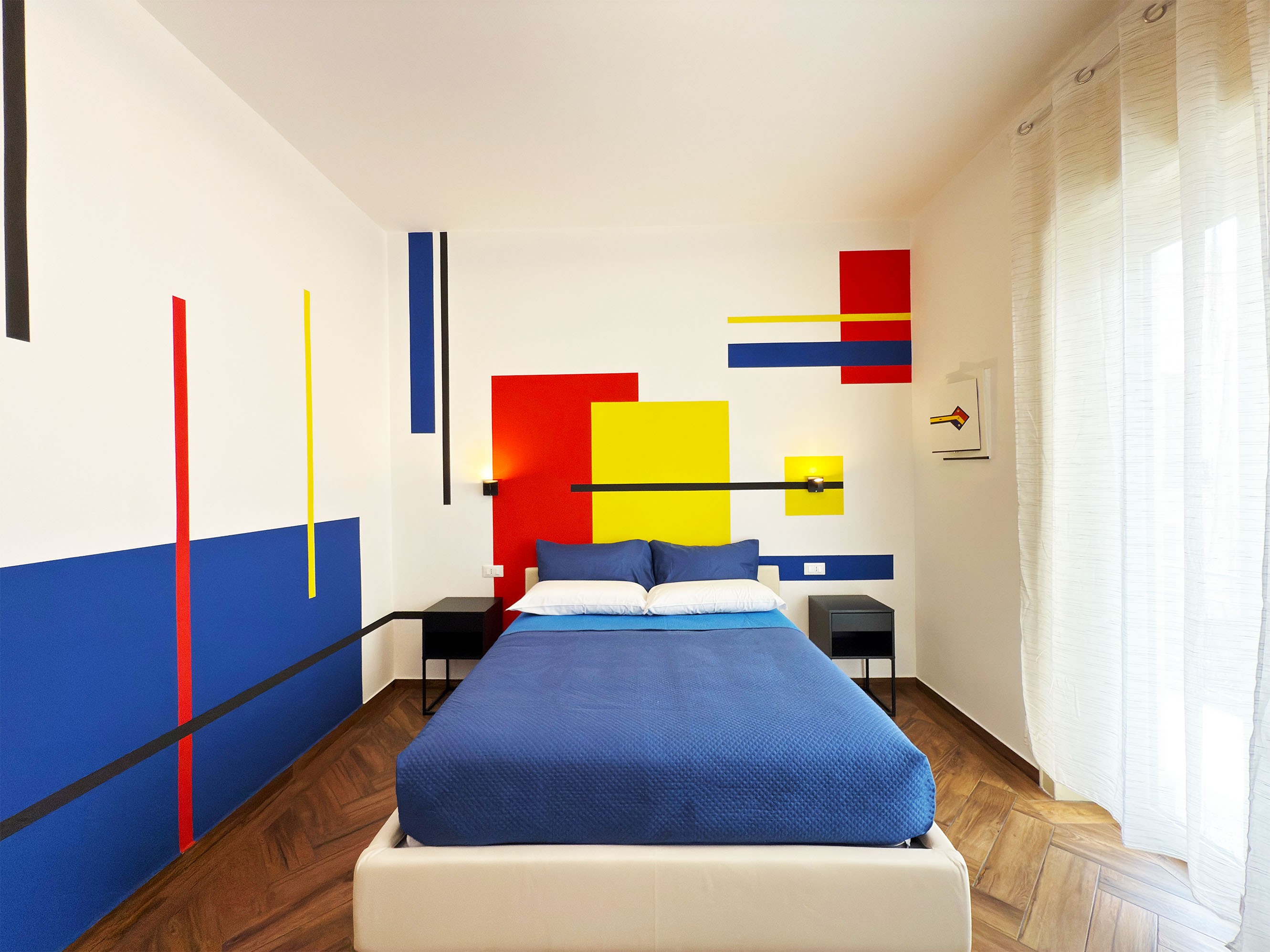 Camera matrimoniale in stile industriale - Ypnos B&B Reggio Calabria