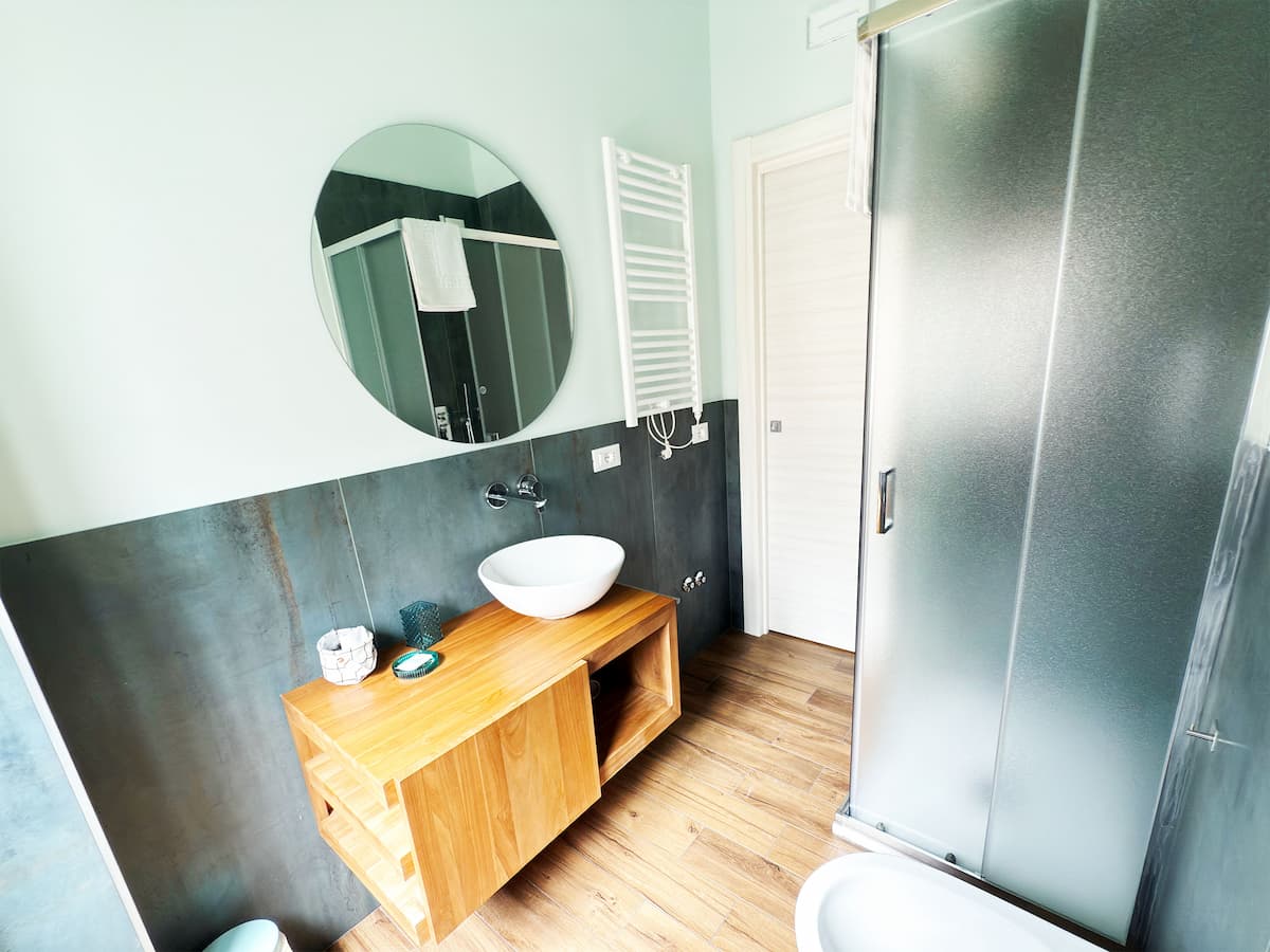 Particolare parete decorata stile artistico - B&B a Reggio Calabria