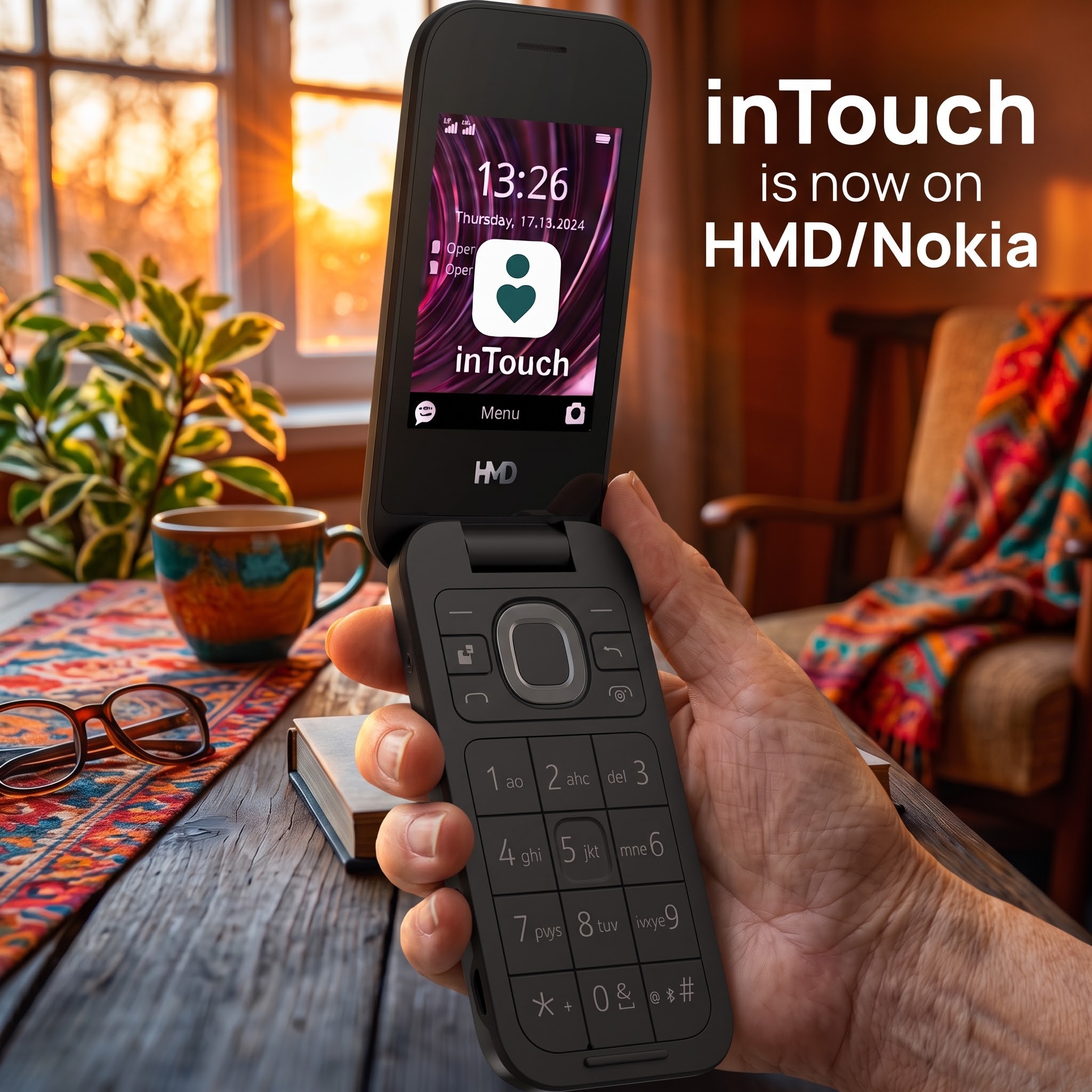 A simple flip phone with one dedicated button gives older adults instant access to conversation, reassurance and everyday support, anytime they need it. Now on trial in France and the UK.