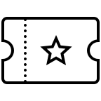 regular ticket icon