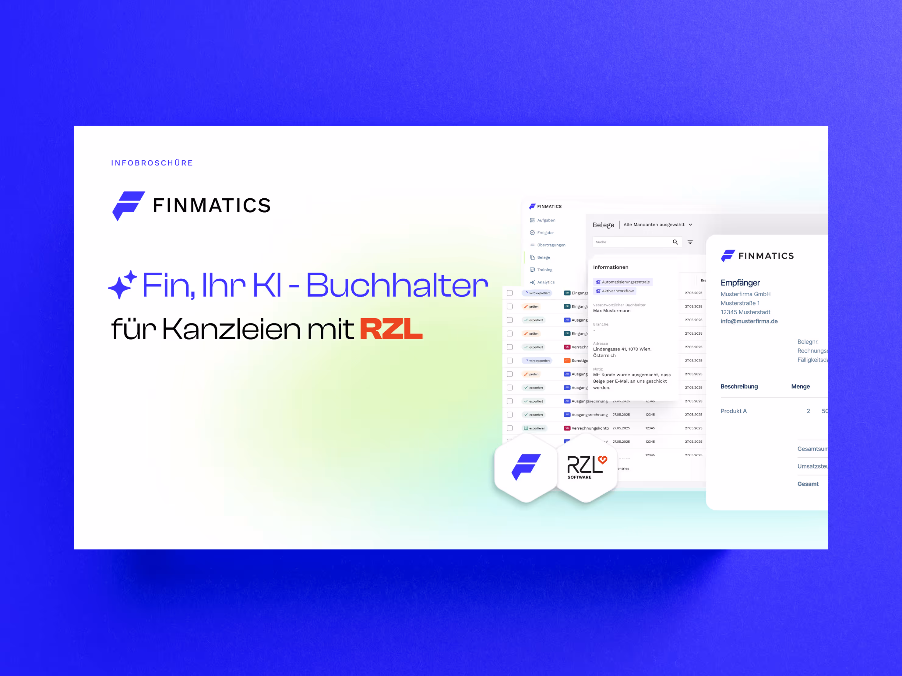 Moderne KI-Buchhaltung mit RZL und Finmatics
