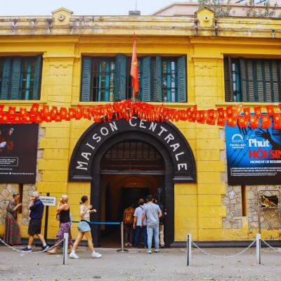 Hoa Lo Prison in Hanoi, Vietnam