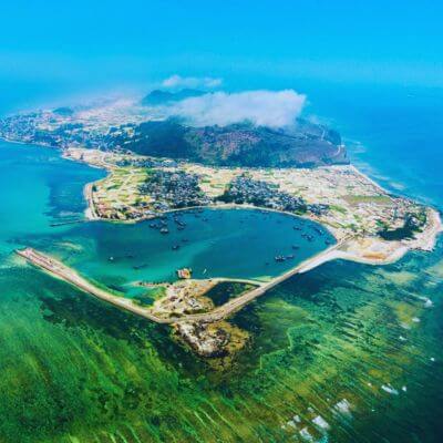Ly Son Island in Quang Ngai, Vietnam