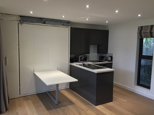 Luxury timber accomodation pod designed for hospitality in the Lake District. By Garden Room Design