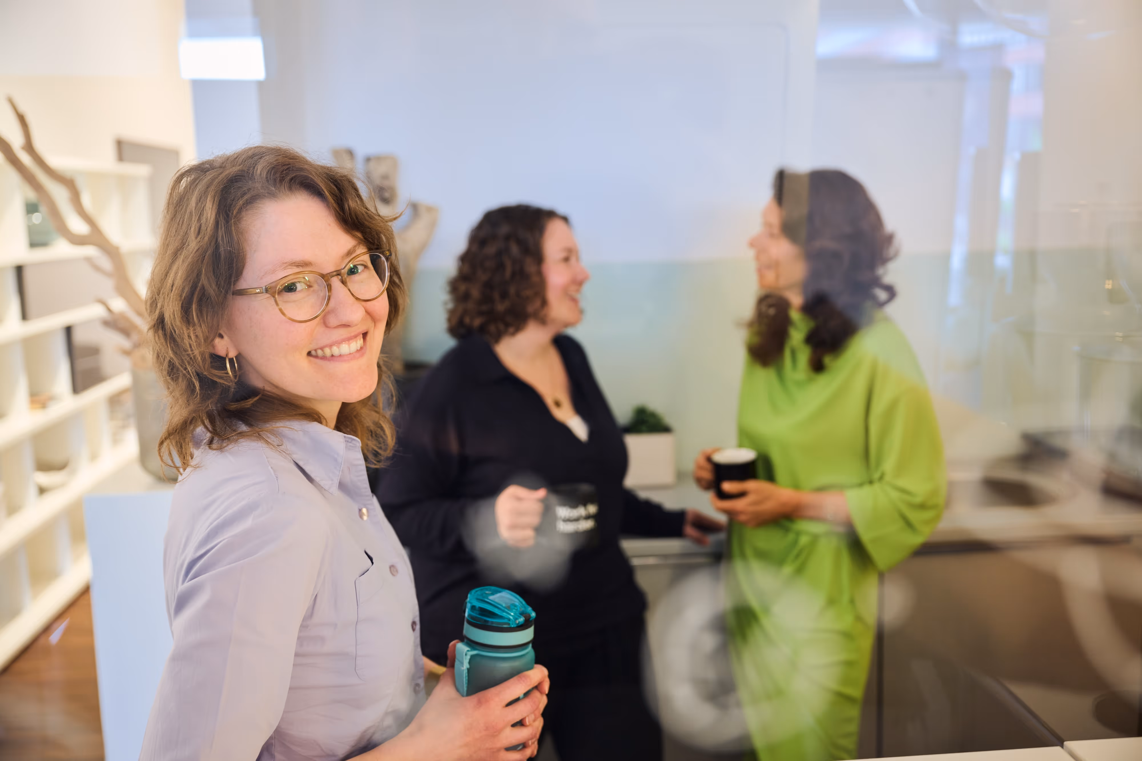 red pepper team in kaffeeküche