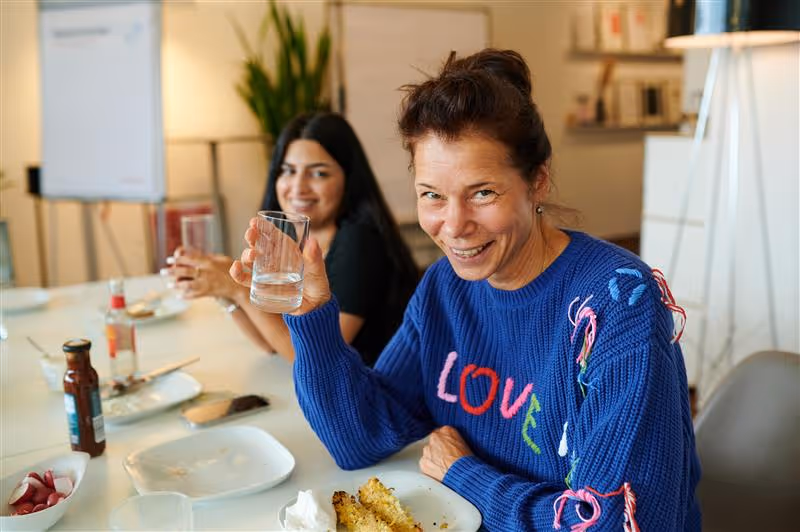 team lunch bei red pepper