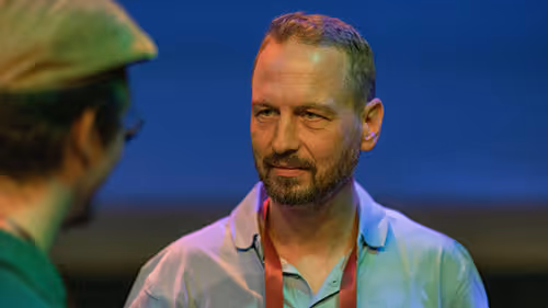 Dr. Thomas Peter auf dem GründerCampus.