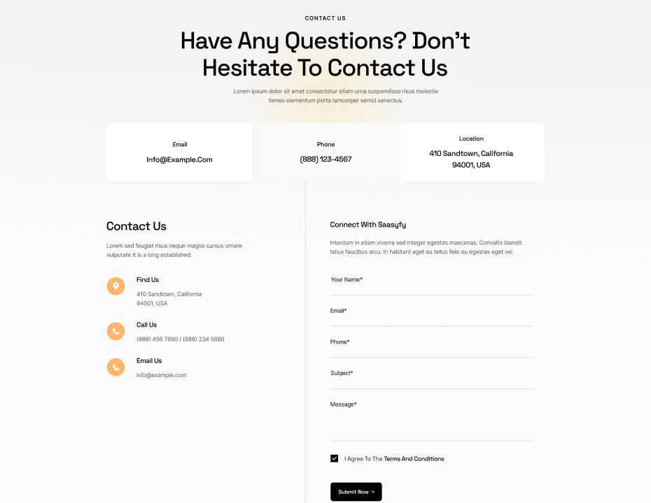 Contact One Screenshot