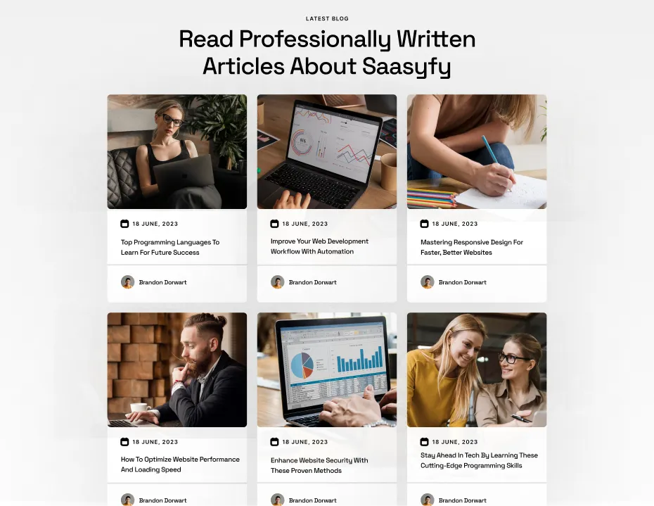 Blog Three Screenshot