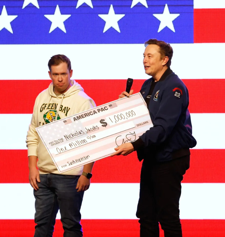 Elon Musk Distributes $1 Million Cheques to Wisconsin Voters Ahead of Crucial Supreme Court Election