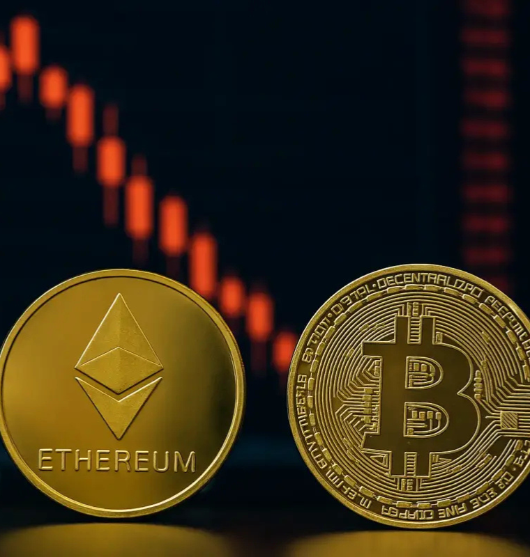 Bearish Sentiment and Liquidity Concerns Weigh on Bitcoin and Ethereum