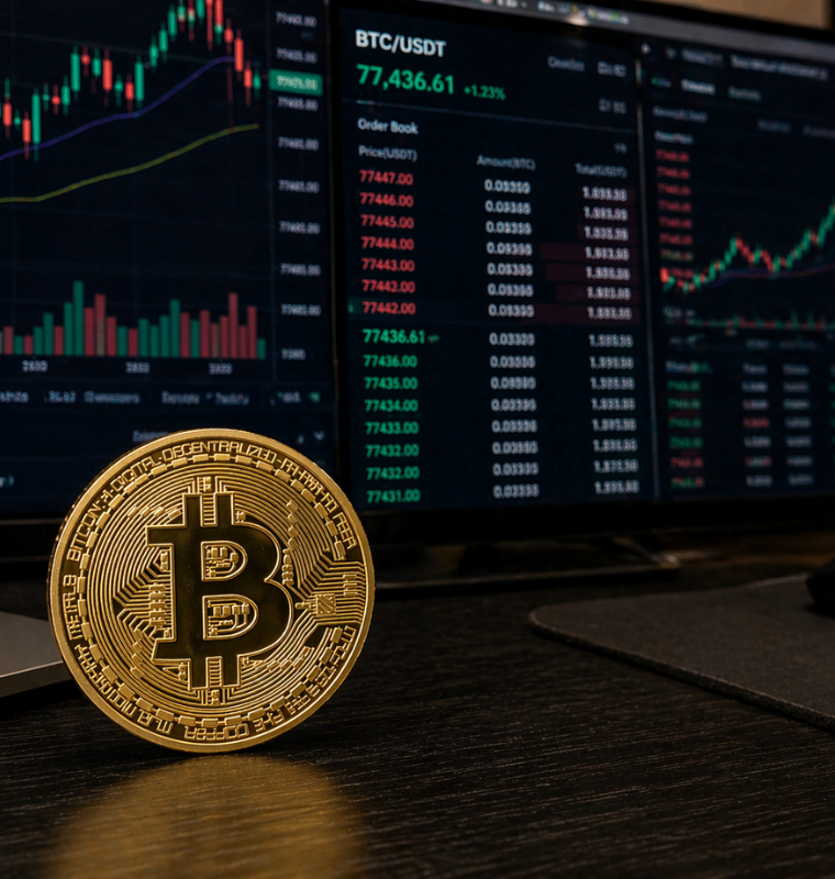 Bitcoin Price Holds Near 78000 Dollars as Traders Eye Resistance Around 80000 Dollar Level