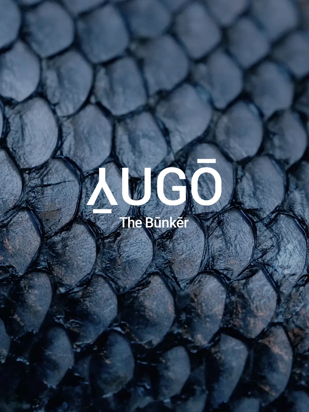 Logo for The Eight Burgers & Gastro Grill with a red signature below on black background.