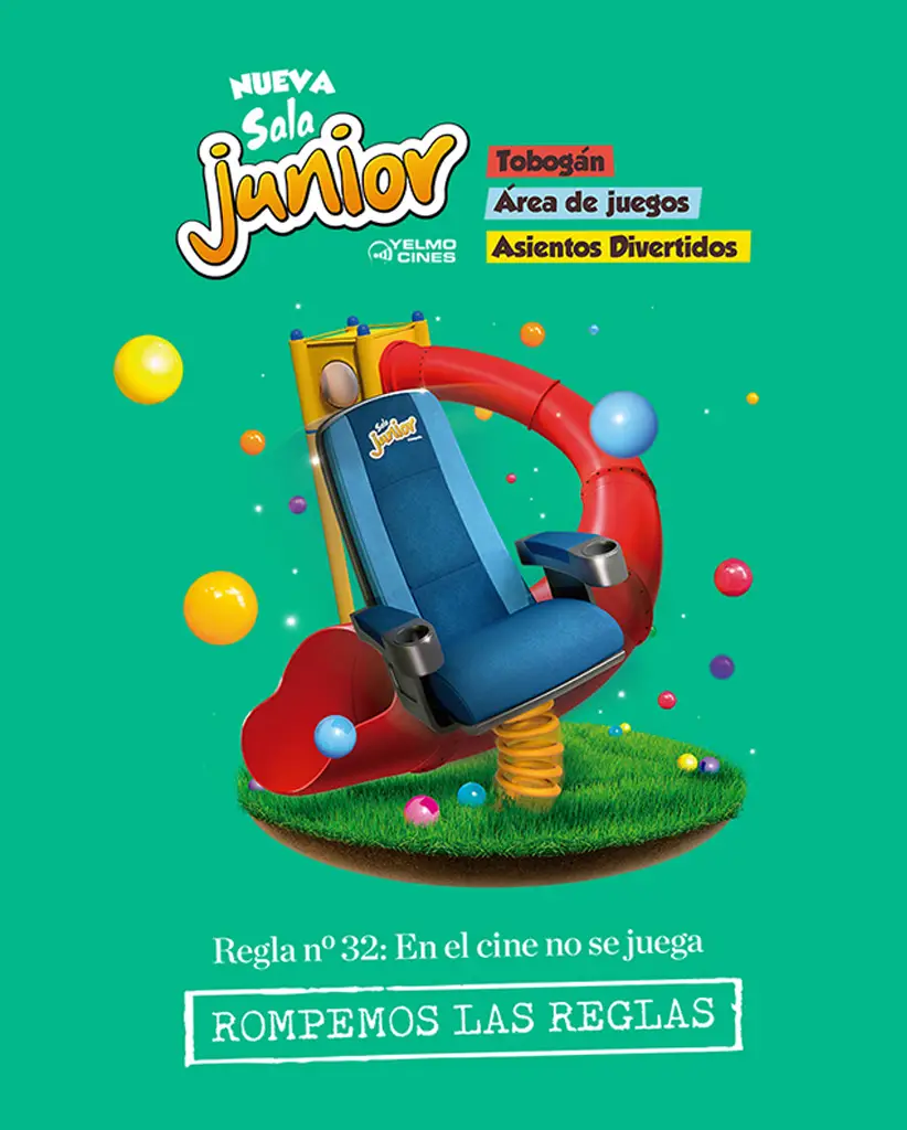 cartel Cine Yelmo sala Junior