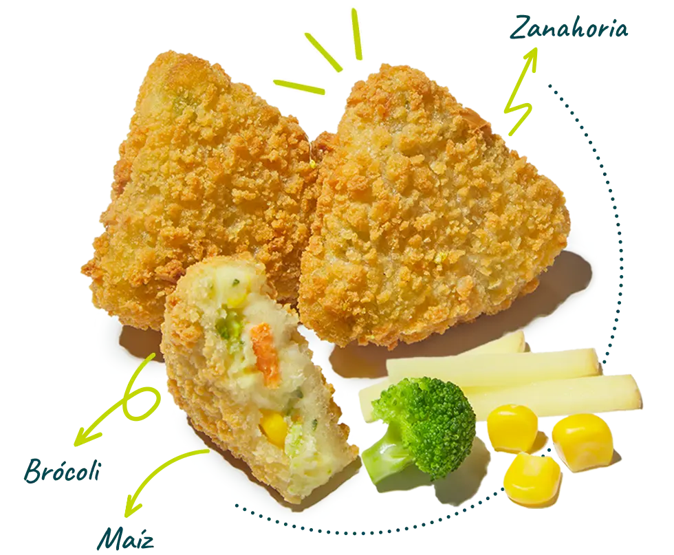 Triángulo de verduras