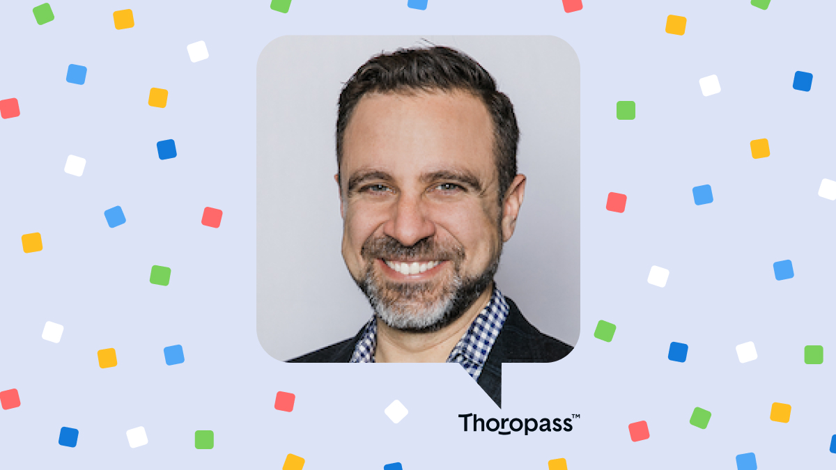 Stylized headshot of Thoropass CRO Bryan Caplin