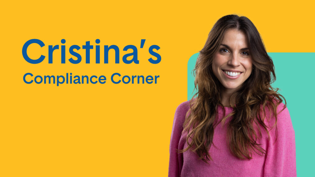 Cristina's Compliance Corner