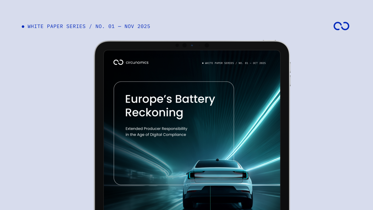 White Paper - Europe’s Battery Reckoning: Extended Producer Responsibility in the Age of Digital Compliance 