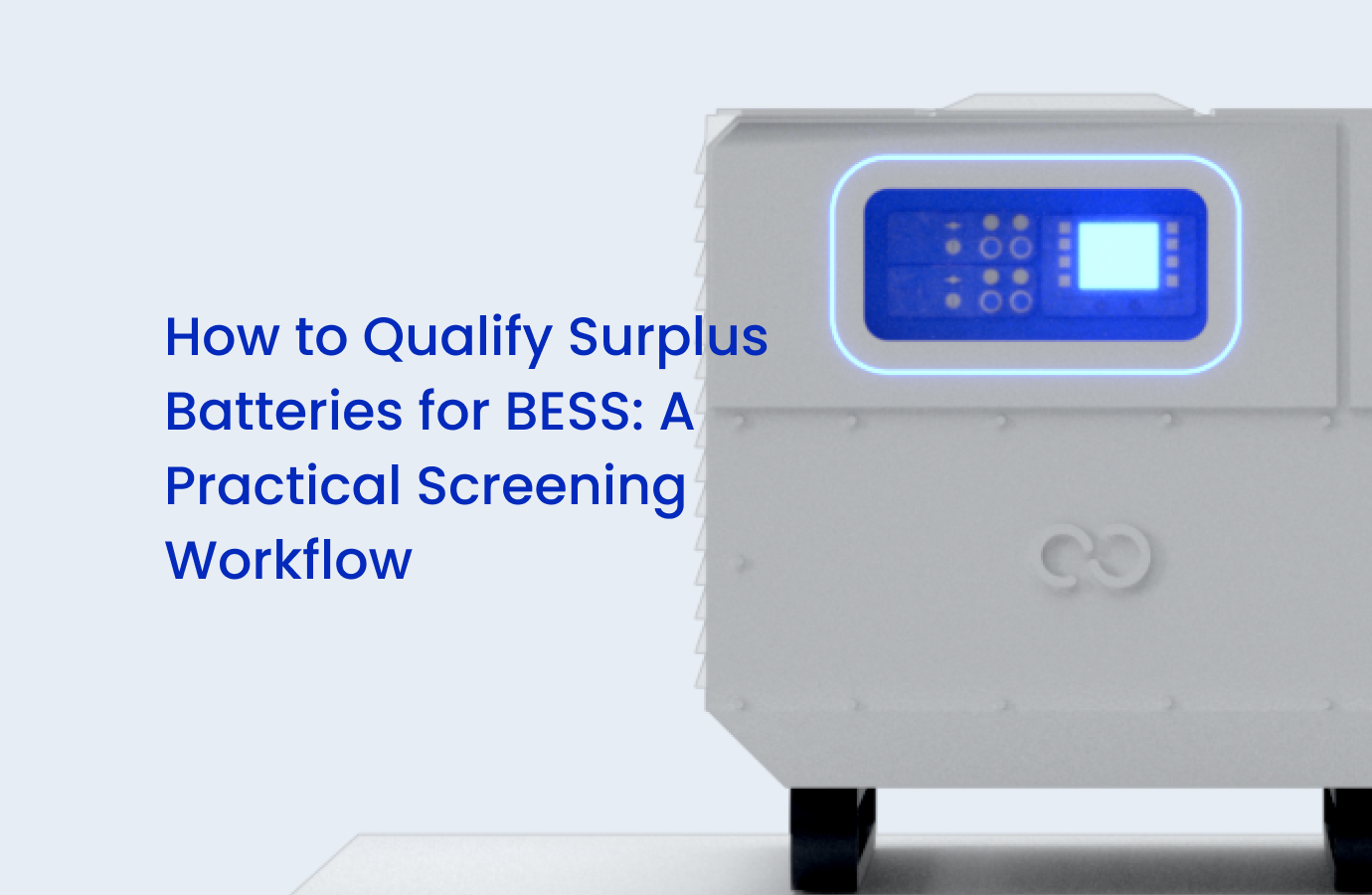 Surplus Batteries for BESS projects guide