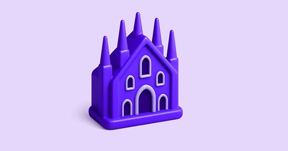 3D illustration of the Duomo di Milano, Milan's iconic Gothic cathedral, representing GoodHabitz Milan office.