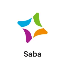 Logo of Saba LMS.