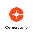 Logo of Cornerstone LMS.