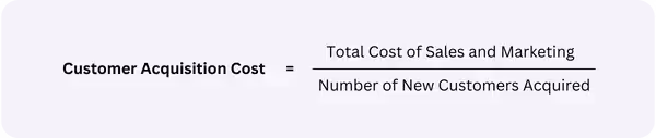 restaurant metrics : customer acquisition cost formula