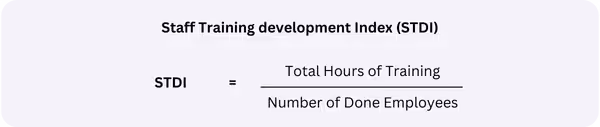 restaurant metrics : staff training and development index formula