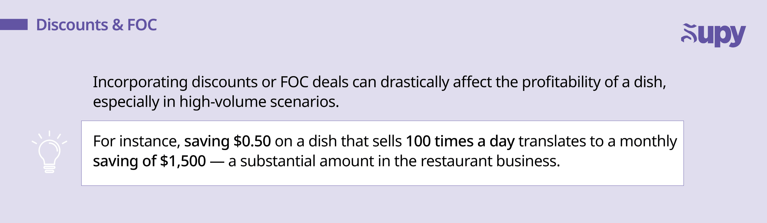 The Role of Trade Deals and Discounts in Shaping Food Cost Dynamics