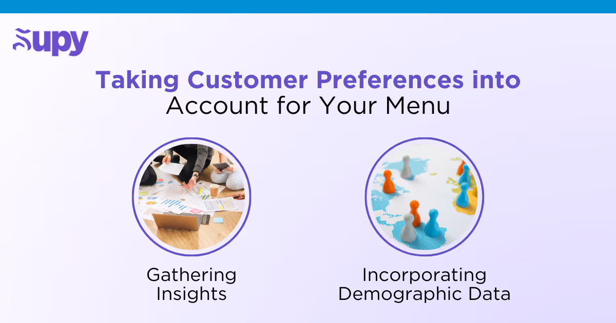 Taking Customer Preferences into Account for Your Menu