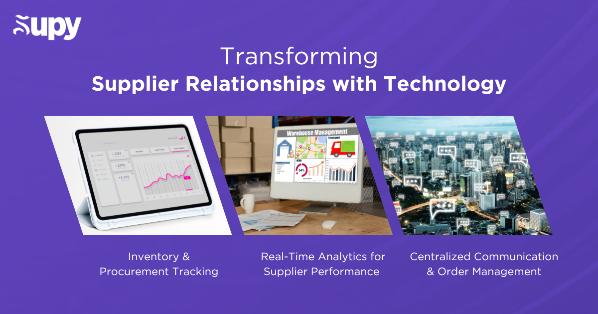 The Role of Technology in Supplier Relationship Management