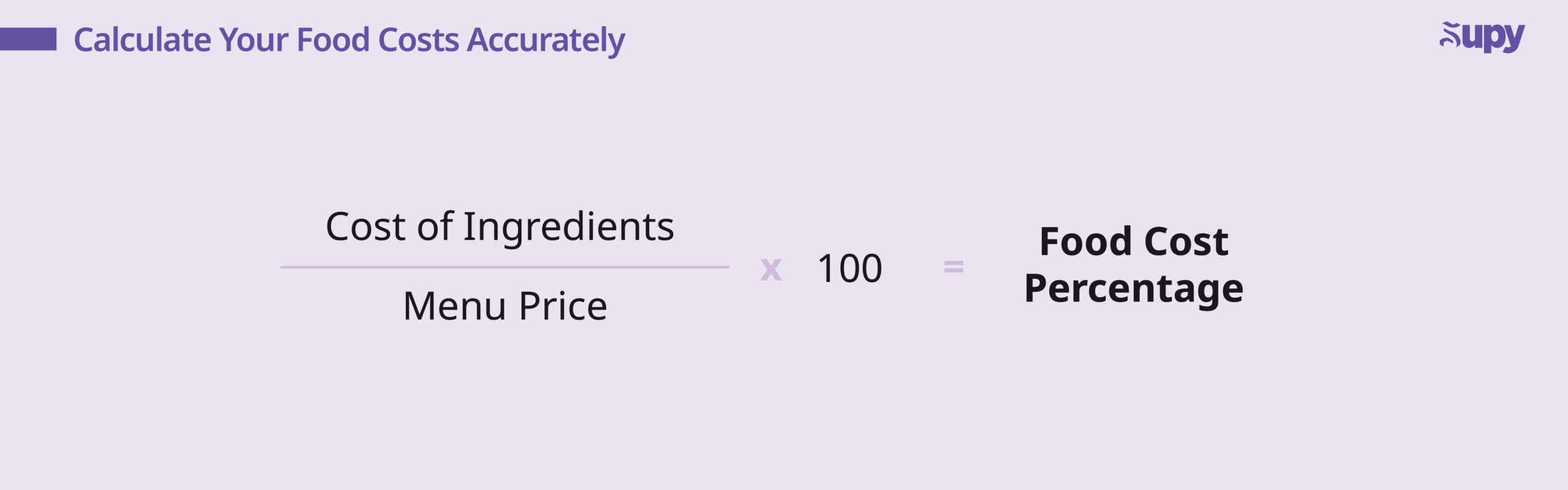 Calculate Your Food Costs Accurately