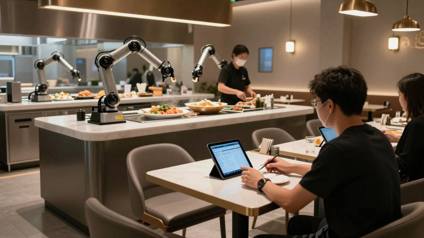 AI enhancing restaurant operations and customer service.