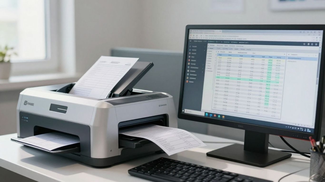 Invoice scanning AI processing financial documents.