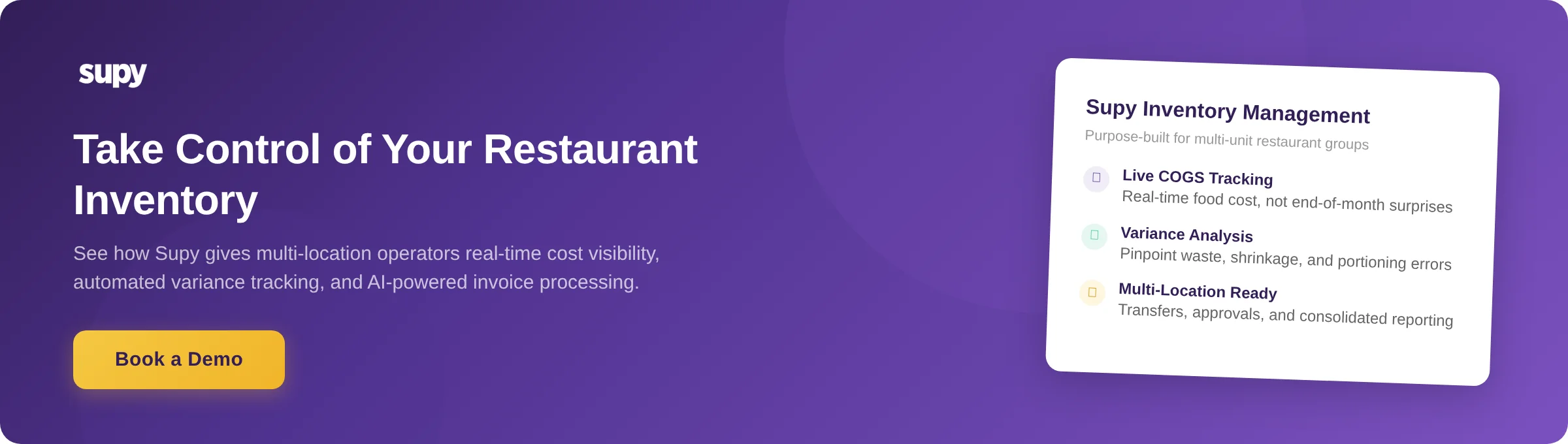 5-step restaurant inventory management process