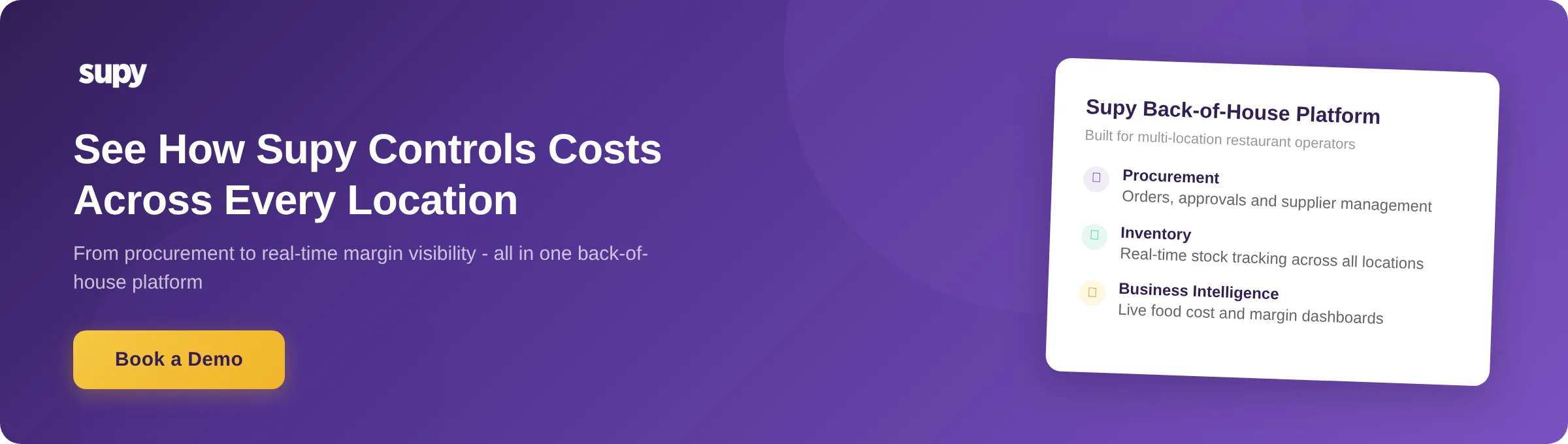 See How Supy Manages Multi-Location Back-of-House Operations