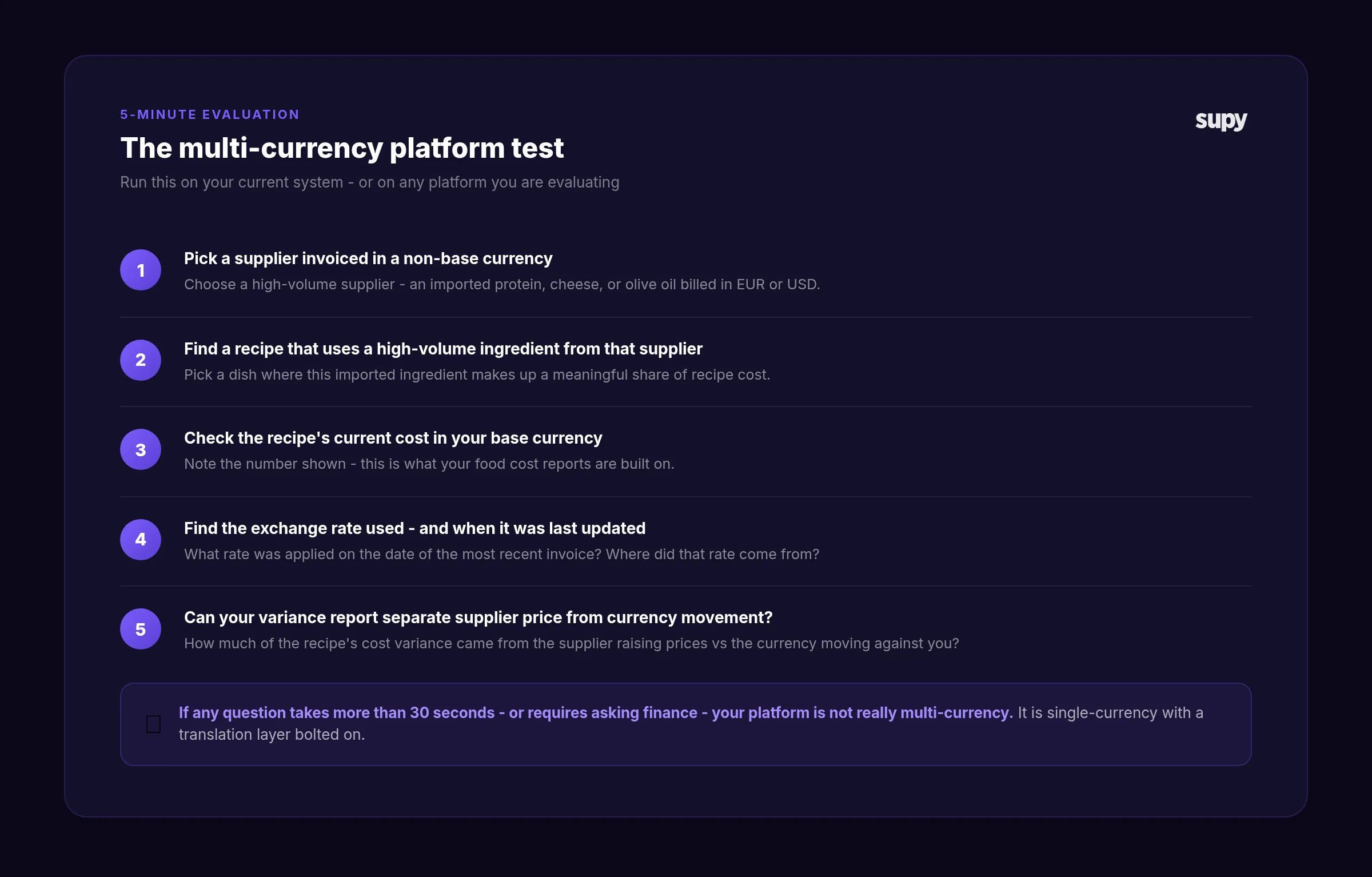 The 5-question multi-currency platform test for GCC restaurant operators