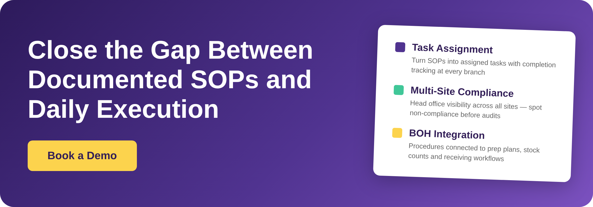 Book a demo with Supy to standardise SOP execution across all your restaurant locations