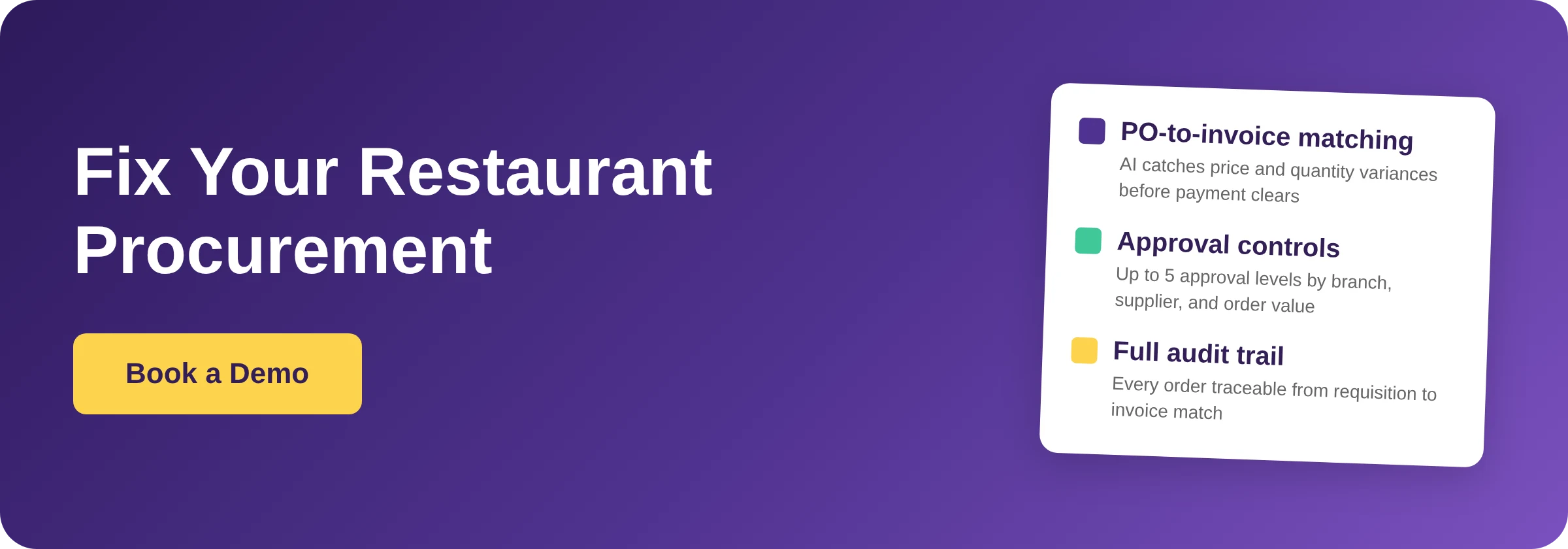 Book a demo to see how Supy fixes restaurant procurement