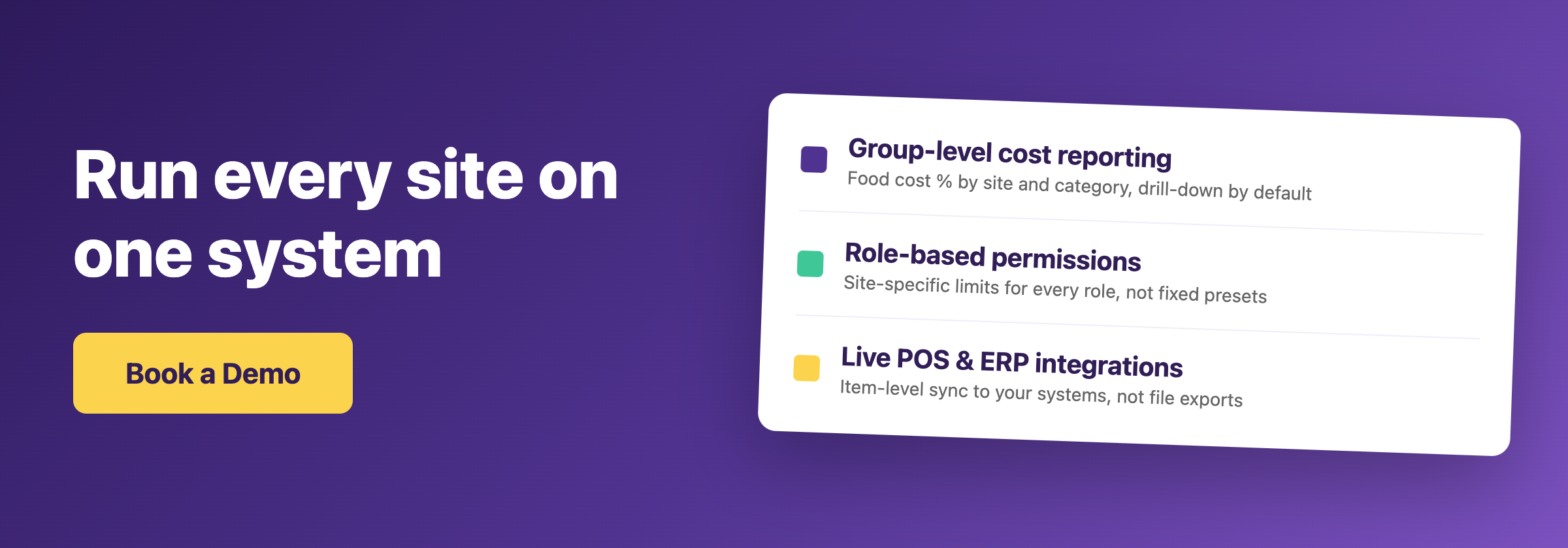 Book a demo with Supy