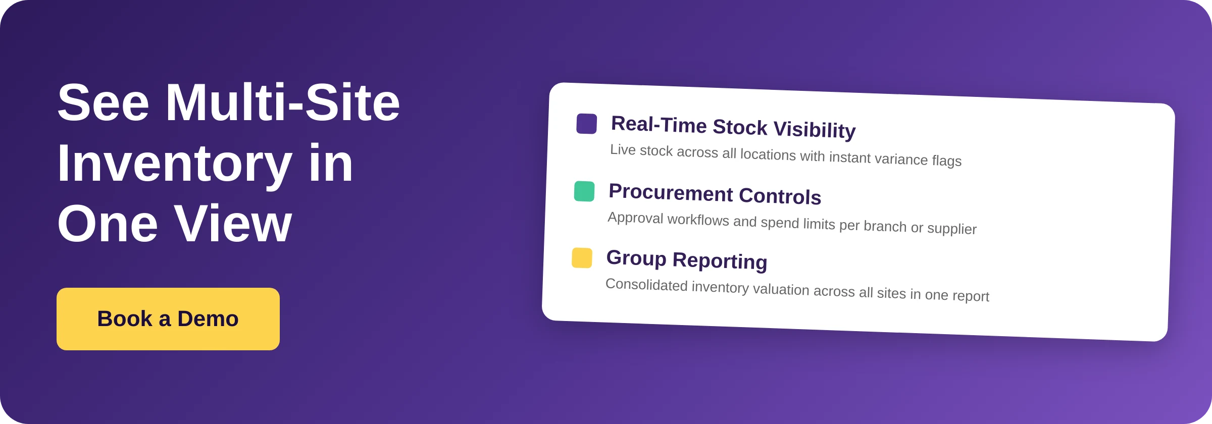 See multi-site inventory in one view - Book a Demo with Supy